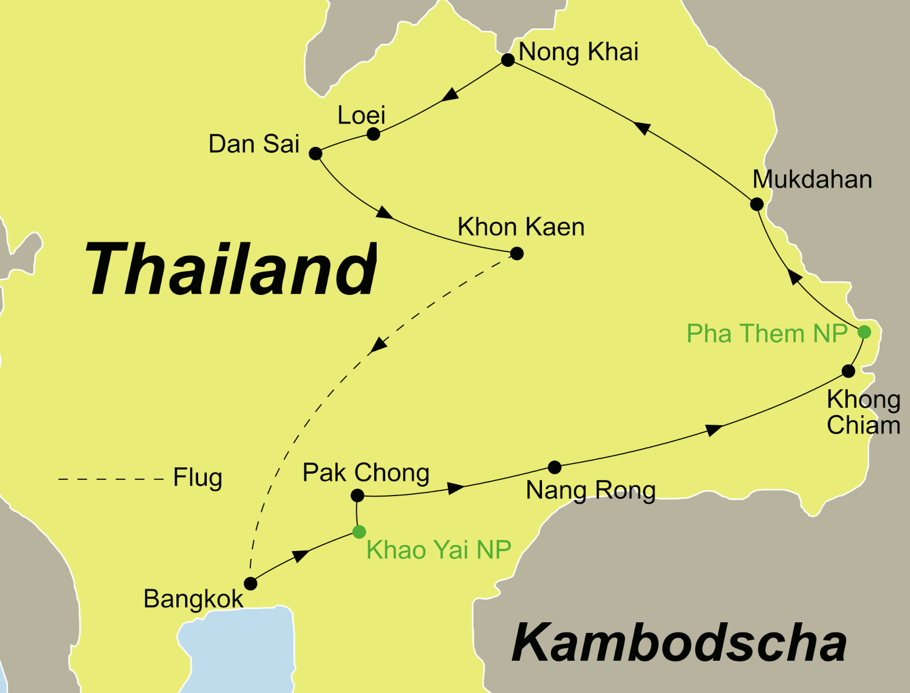 Ostthailand Isaan – große Rundreise durch Thailands Osten