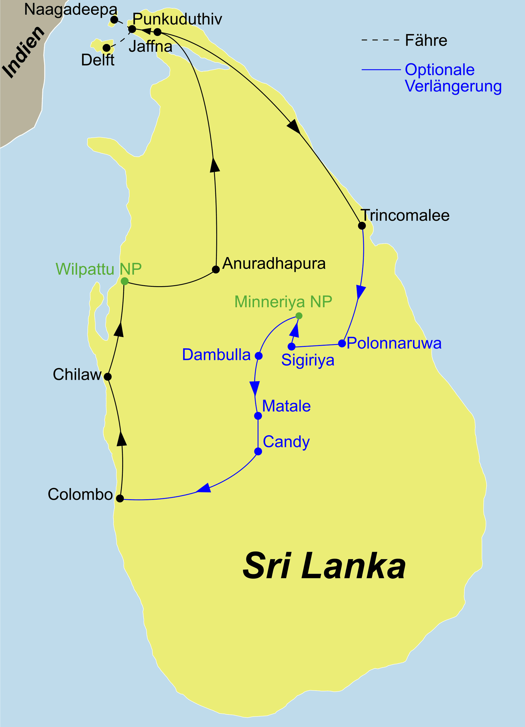 Erlebe Sri Lanka – Rundreise Jaffna, Ostküste mit Trincomalee