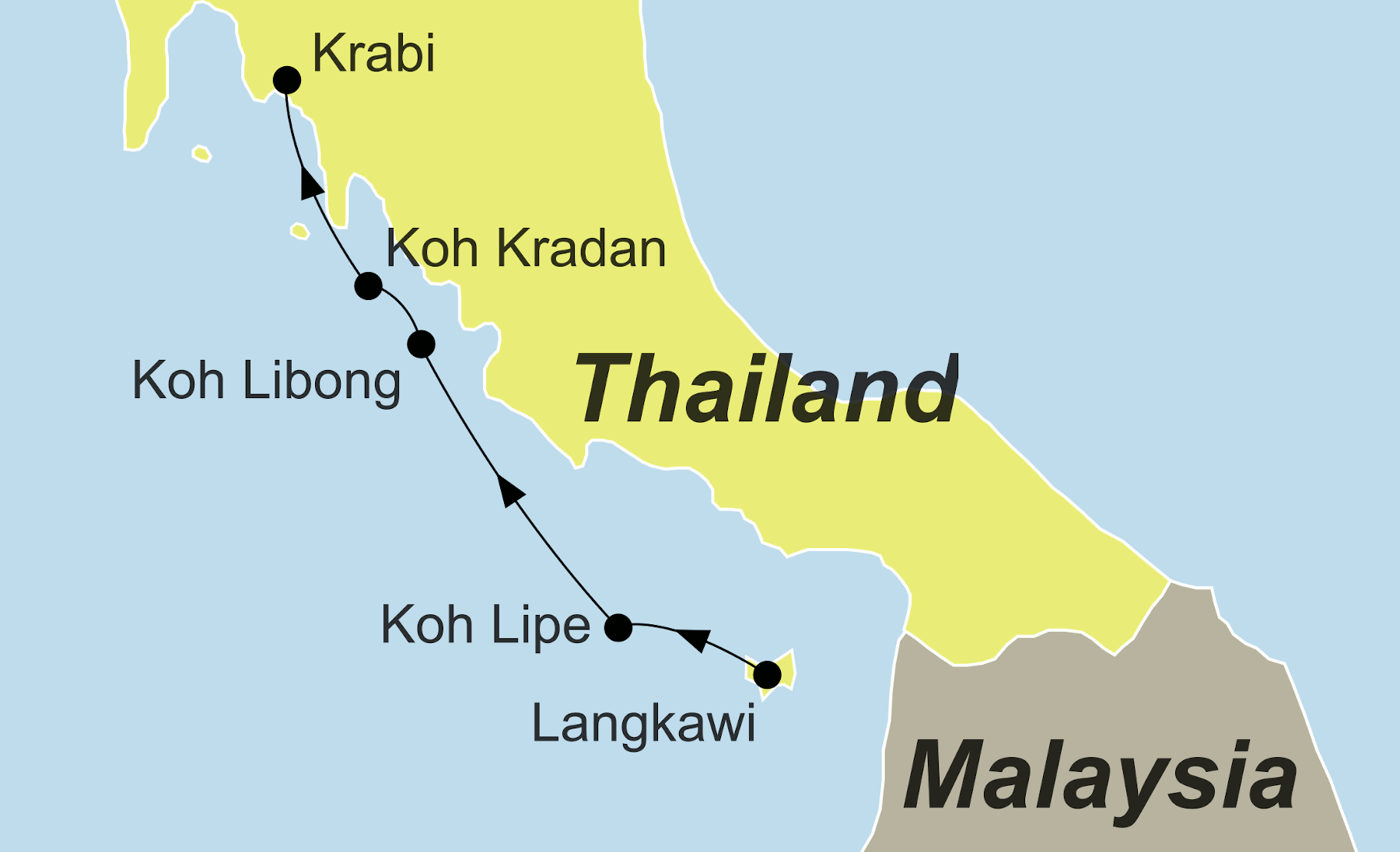 travel to malaysia from thailand